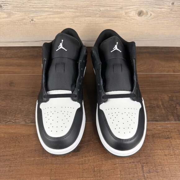 Nike Air Jordan 1 Low Orca Mens Size 10 Black Summit White 553558 043 - Picture 4 of 9